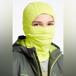LL Bean Kids balaclava bright yellow/green very stretchy great used condition